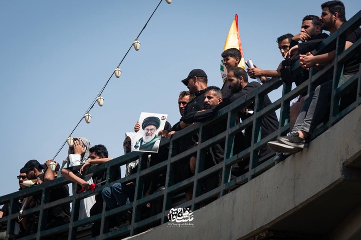 تشییع پیکر مطهر امام مجاهد شهید، حضرت آیت‌الله سیدعلی خامنه‌ای در نجف اشرف