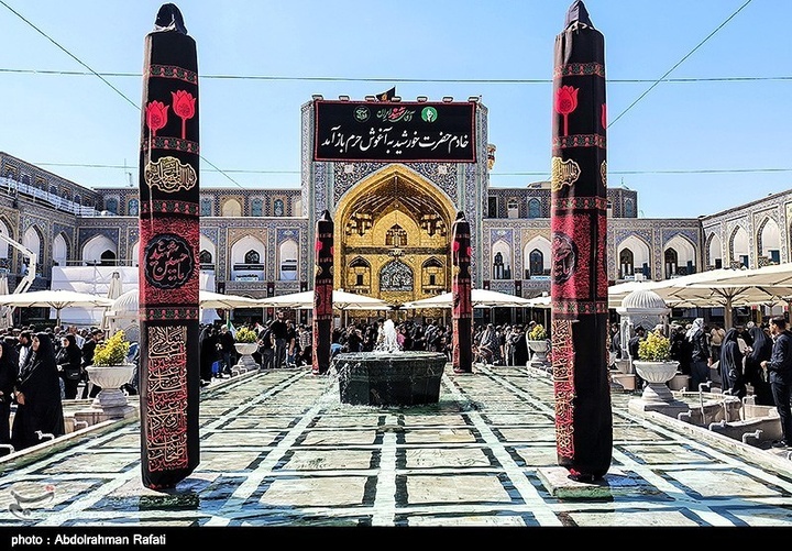 مشهدالرضا در آستانه تشییع پیکر رهبر شهید انقلاب