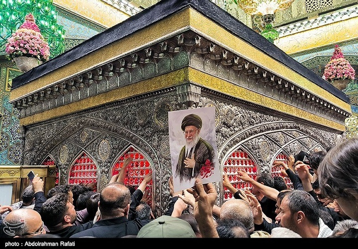 مشهدالرضا در آستانه تشییع پیکر رهبر شهید انقلاب