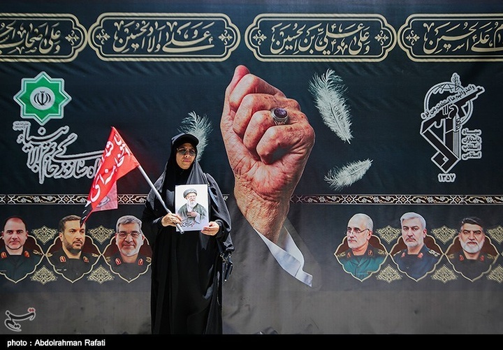 مشهدالرضا در آستانه تشییع پیکر رهبر شهید انقلاب