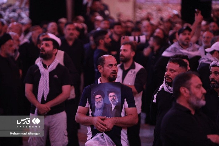 تصاویر عکاس اعزامی فارس به کربلا از تشییع باشکوه پیکر مطهر رهبر شهید شیعیان جهان در بین‌الحرمین