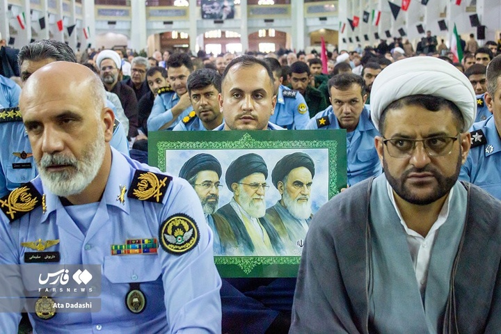 مراسم بزرگداشت قائد شهید حضرت امام خامنه‌ای در مصلای تبریز