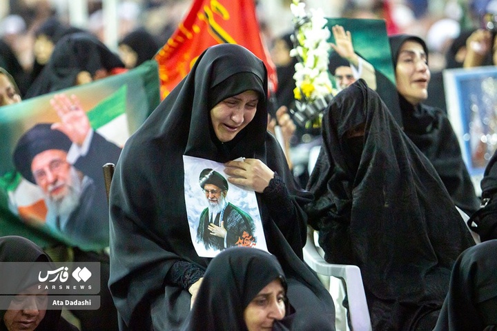 مراسم بزرگداشت قائد شهید حضرت امام خامنه‌ای در مصلای تبریز