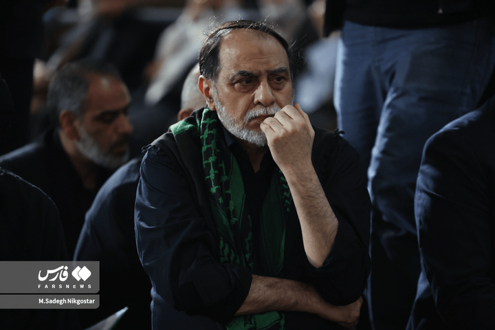 تصاویر فرزندان رهبر شهید انقلاب در مراسم بزرگداشت مشهد