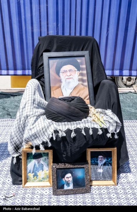آیین سنتی «چَمَری» در سوگ رهبر شهید
