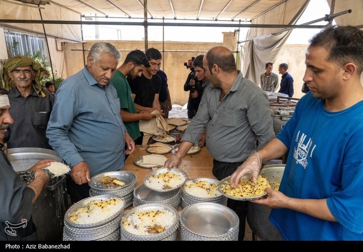 آیین سنتی «چَمَری» در سوگ رهبر شهید