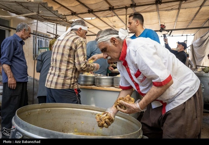 آیین سنتی «چَمَری» در سوگ رهبر شهید