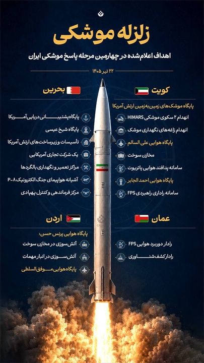 زلزله موشکی