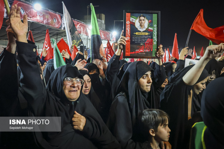 مراسم وداع و تشییع پیکر ۲ شهید مدافع امنیت - مشهد