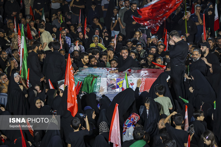 مراسم وداع و تشییع پیکر ۲ شهید مدافع امنیت - مشهد