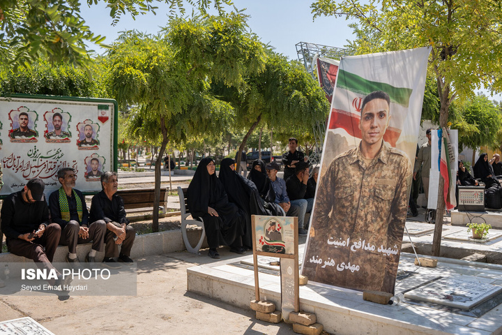 مراسم وداع و تشییع پیکر ۲ شهید مدافع امنیت - مشهد