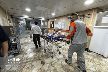 وضعیت بیمارستان شهید بقایی اهواز پس از حملۀ آمریکا