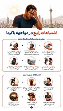 اشتباهات رایج در مواجهه با گرما