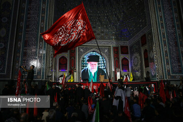 بزرگداشت شب هفت رهبر شهید انقلاب - حرم مطهر رضوی