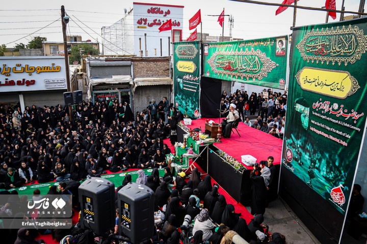 بزرگ‌ترین سفره نذری حضرت رقیه سلام الله علیها در زنجان