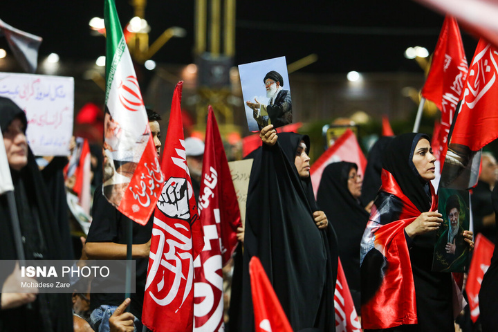 بزرگداشت شب هفت رهبر شهید انقلاب - حرم مطهر رضوی