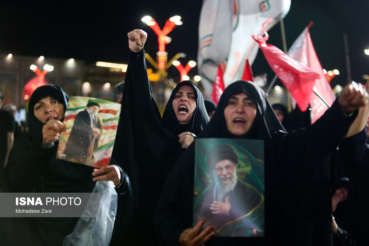 بزرگداشت شب هفت رهبر شهید انقلاب - حرم مطهر رضوی