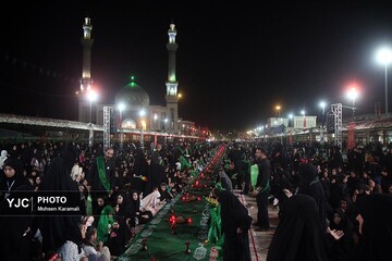 مراسم عزاداری سالروز شهادت حضرت رقیه سلام الله علیها در حرم حضرت معصومه  سلام الله علیها