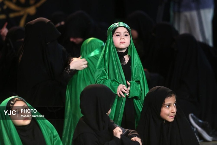 مراسم عزاداری سالروز شهادت حضرت رقیه سلام الله علیها در حرم حضرت معصومه  سلام الله علیها