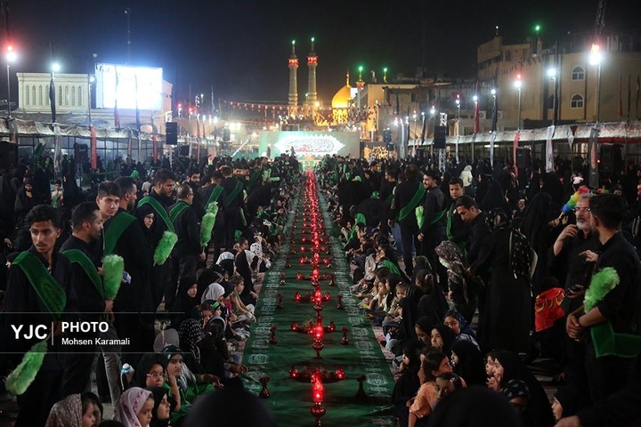 مراسم عزاداری سالروز شهادت حضرت رقیه سلام الله علیها در حرم حضرت معصومه  سلام الله علیها