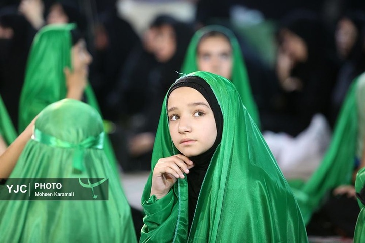 مراسم عزاداری سالروز شهادت حضرت رقیه سلام الله علیها در حرم حضرت معصومه  سلام الله علیها