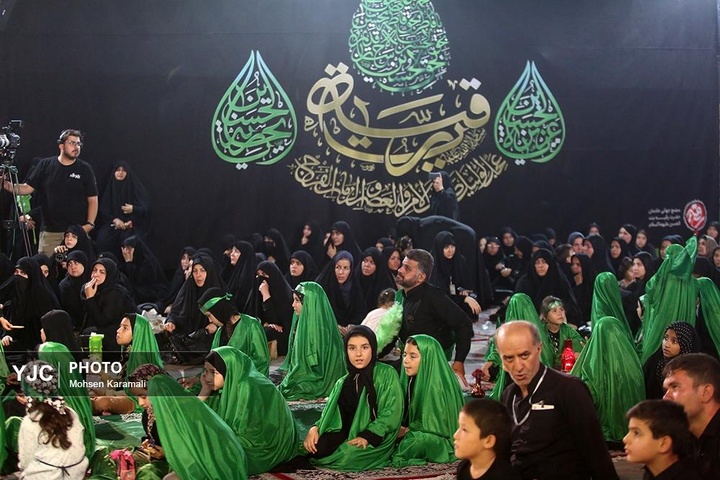 مراسم عزاداری سالروز شهادت حضرت رقیه سلام الله علیها در حرم حضرت معصومه  سلام الله علیها