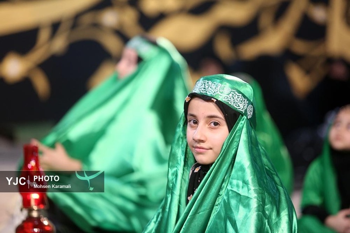مراسم عزاداری سالروز شهادت حضرت رقیه سلام الله علیها در حرم حضرت معصومه  سلام الله علیها