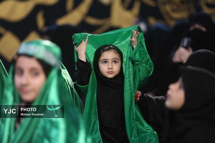 مراسم عزاداری سالروز شهادت حضرت رقیه سلام الله علیها در حرم حضرت معصومه  سلام الله علیها