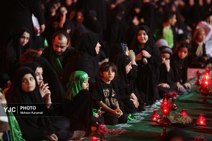 مراسم عزاداری سالروز شهادت حضرت رقیه سلام الله علیها در حرم حضرت معصومه  سلام الله علیها