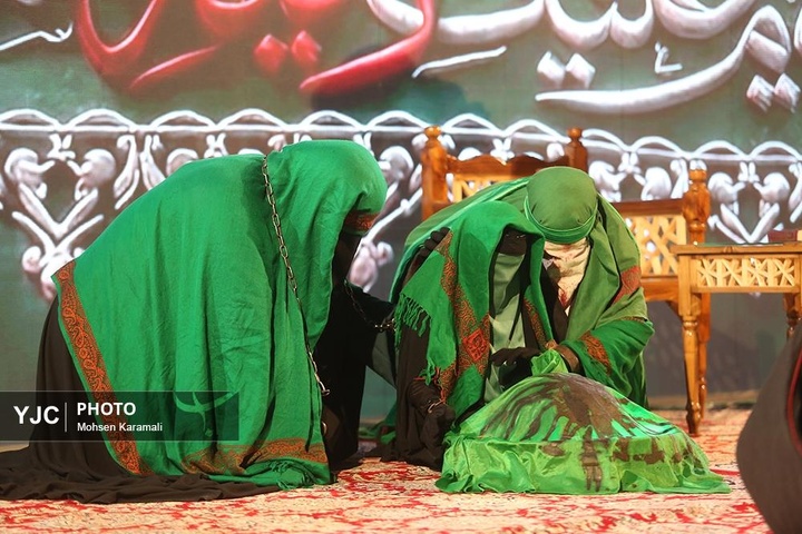 مراسم عزاداری سالروز شهادت حضرت رقیه سلام الله علیها در حرم حضرت معصومه  سلام الله علیها