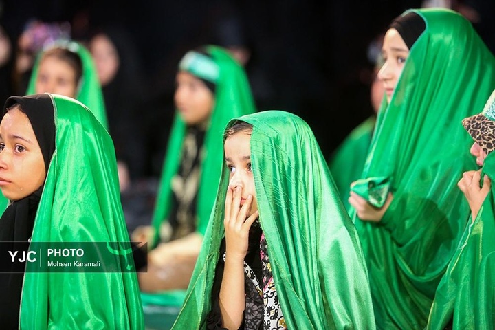 مراسم عزاداری سالروز شهادت حضرت رقیه سلام الله علیها در حرم حضرت معصومه  سلام الله علیها