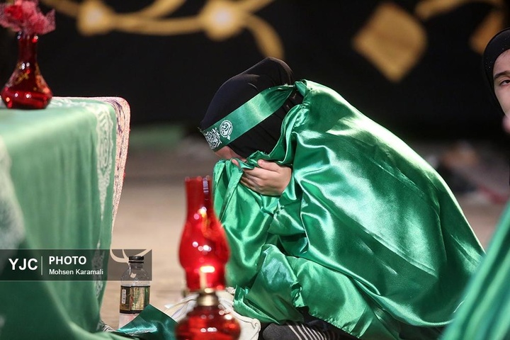 مراسم عزاداری سالروز شهادت حضرت رقیه سلام الله علیها در حرم حضرت معصومه  سلام الله علیها