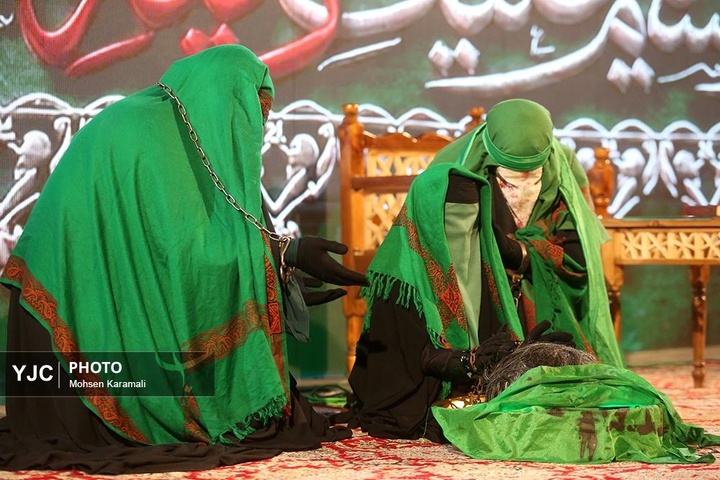 مراسم عزاداری سالروز شهادت حضرت رقیه سلام الله علیها در حرم حضرت معصومه  سلام الله علیها