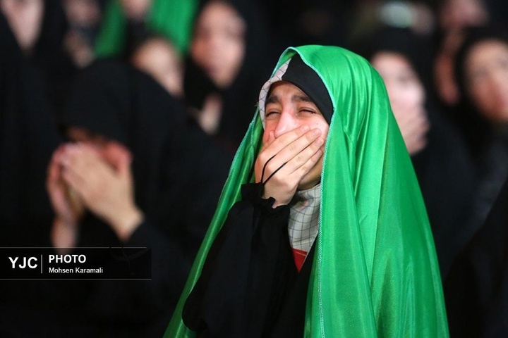 مراسم عزاداری سالروز شهادت حضرت رقیه سلام الله علیها در حرم حضرت معصومه  سلام الله علیها