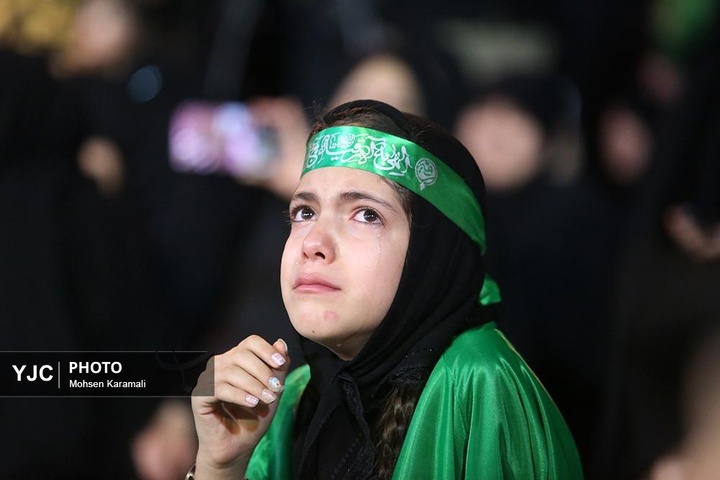 مراسم عزاداری سالروز شهادت حضرت رقیه سلام الله علیها در حرم حضرت معصومه  سلام الله علیها