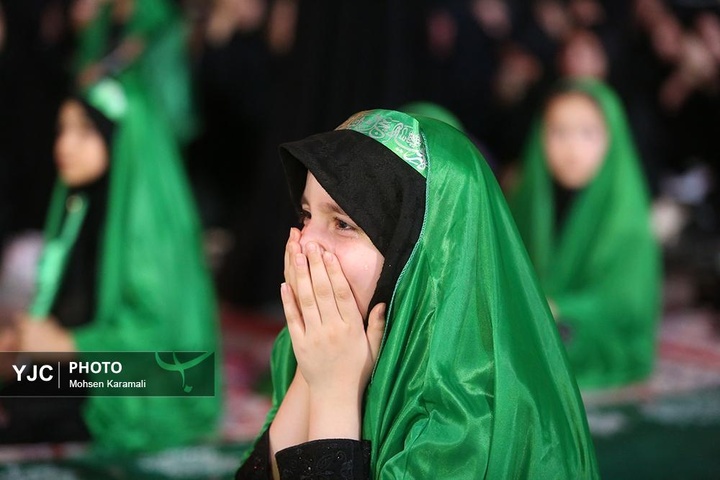 مراسم عزاداری سالروز شهادت حضرت رقیه سلام الله علیها در حرم حضرت معصومه  سلام الله علیها