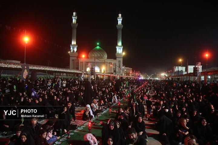 مراسم عزاداری سالروز شهادت حضرت رقیه سلام الله علیها در حرم حضرت معصومه  سلام الله علیها