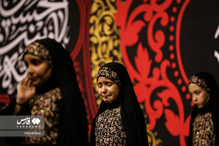 برپایی سفره حضرت رقیه  سلام الله علیها در تهران