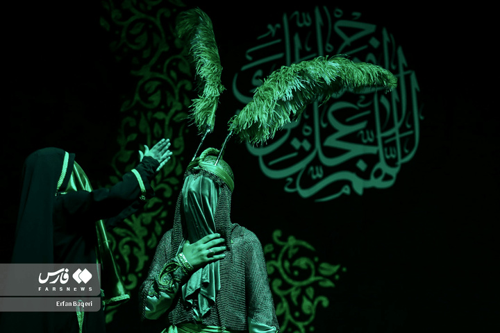 برپایی سفره حضرت رقیه  سلام الله علیها در تهران