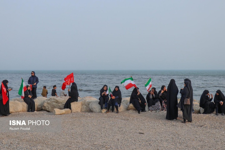 زنجیره انسانی جان ‌فدایان خلیج فارس - بندرعباس