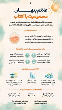 علائم پنهان مسمومیت با آفتاب