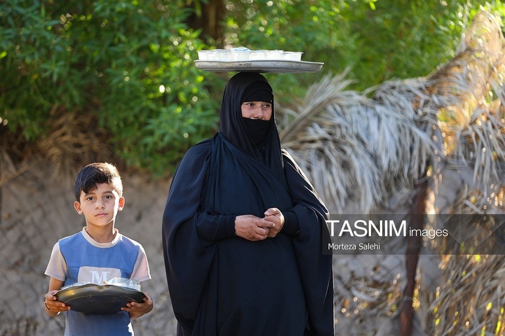 پیاده روی اربعین حسینی در منطقه الرفاعی عراق