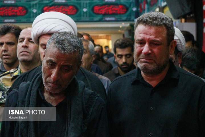 آیین تشییع و خاکسپاری پیکر مطهر ۲ شهید ارتش در اهواز