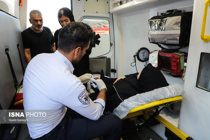 تردد زائران اربعین حسینی و خدمات‌رسانی مواکب در مسیر کربلا - ایلام