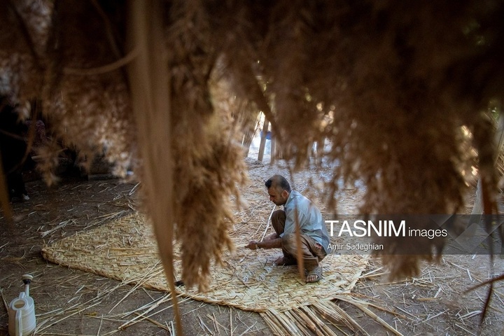 بازماندگان هنر کهن بوریابافی- زرقان فارس