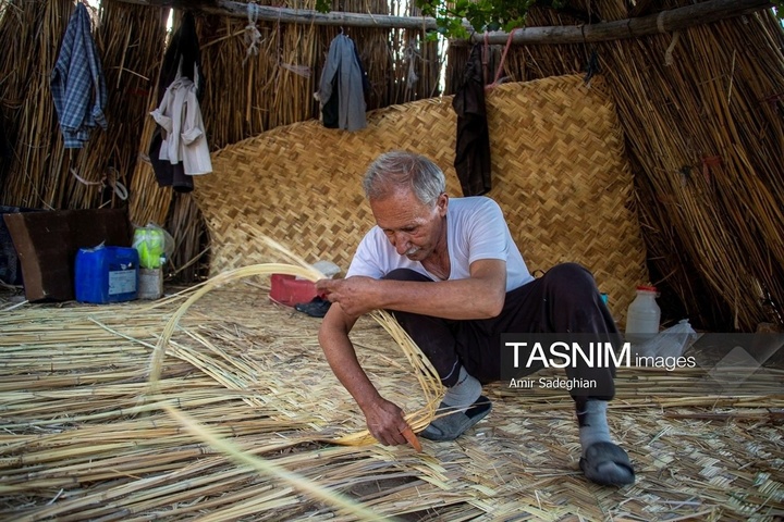بازماندگان هنر کهن بوریابافی- زرقان فارس