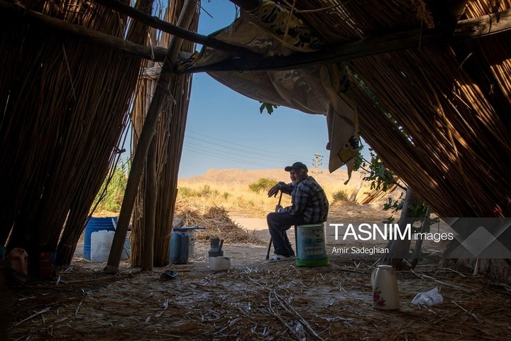 بازماندگان هنر کهن بوریابافی- زرقان فارس