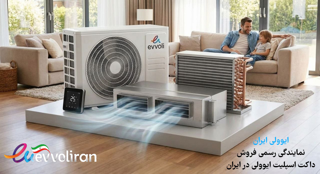 خرید داکت اسپلیت ایوولی؛ راهنمای کامل انتخاب ظرفیت، بررسی مزایا و نکات مهم خرید برای ساختمان‌ها