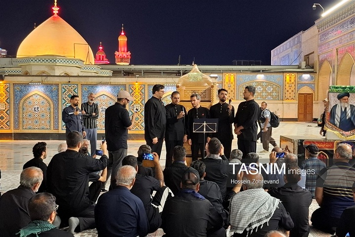 بزرگداشت رهبر شهید انقلاب اسلامی در حرم امیرالمومنین علیه السلام