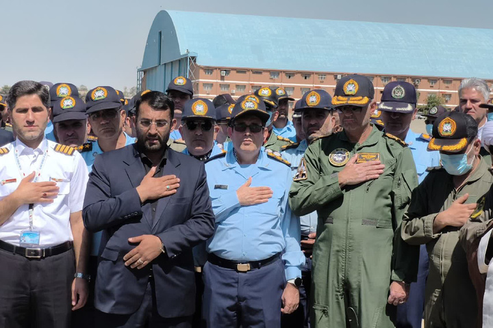 استقبال از پیکر مطهر شهید سرتیپ دوم خلبان کاظمی